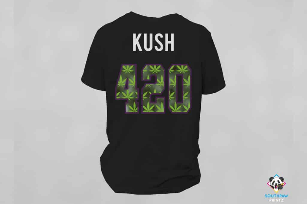 420 Football Jersey T-Shirt - Image 2