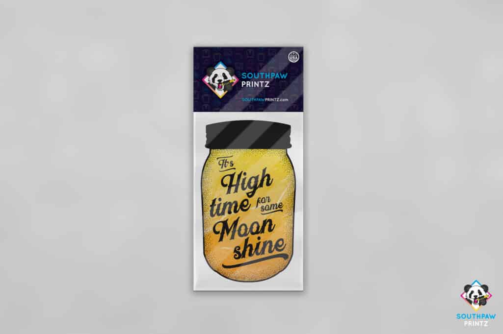 It’s High Time For Moonshine Sticker