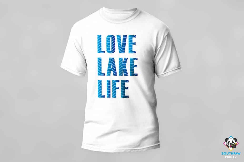 Love Lake Life T-Shirt - Image 2