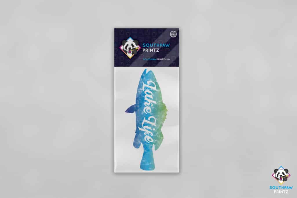 Lake Life Fish Sticker