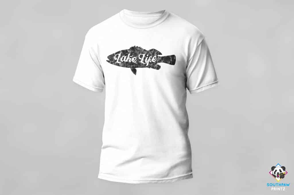 Lake Life Fish T-Shirt - Image 2