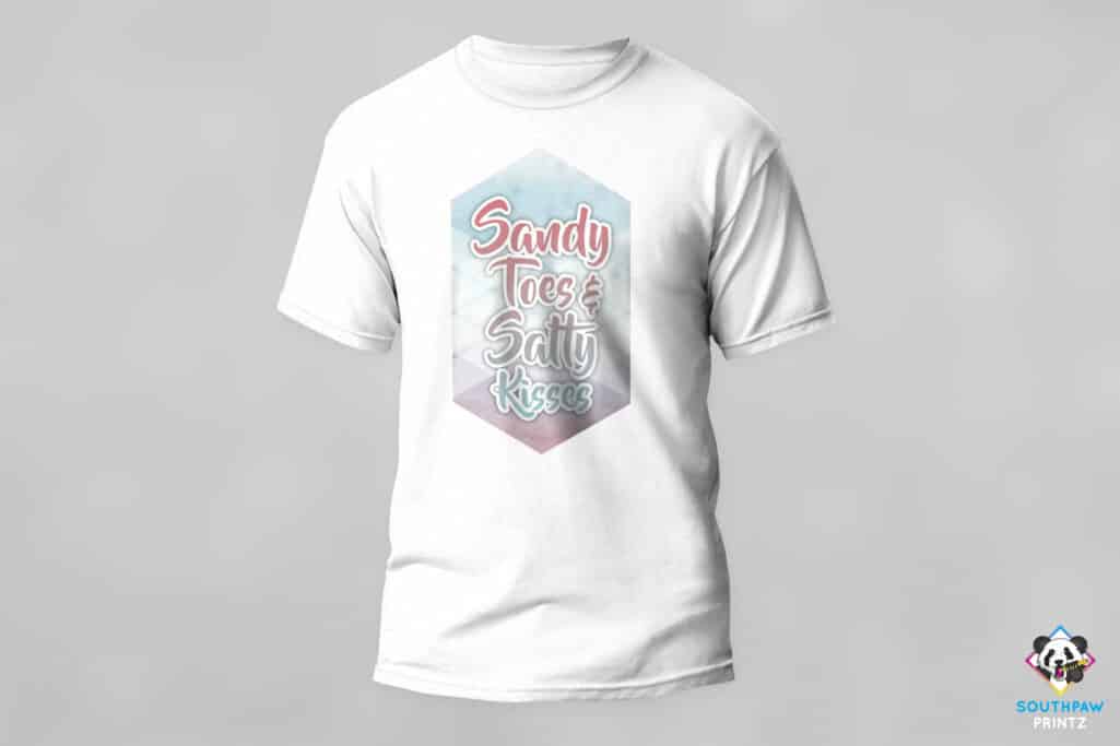 Sandy Toes & Salty Kisses T-Shirt - Image 2