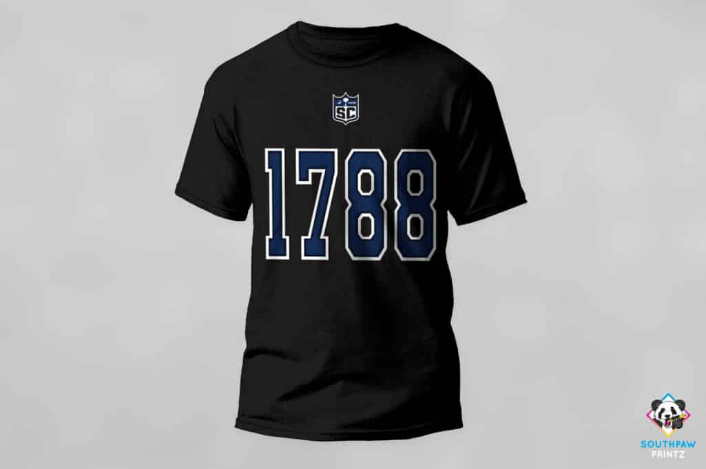 SC Football Jersey T-Shirt (Blue)