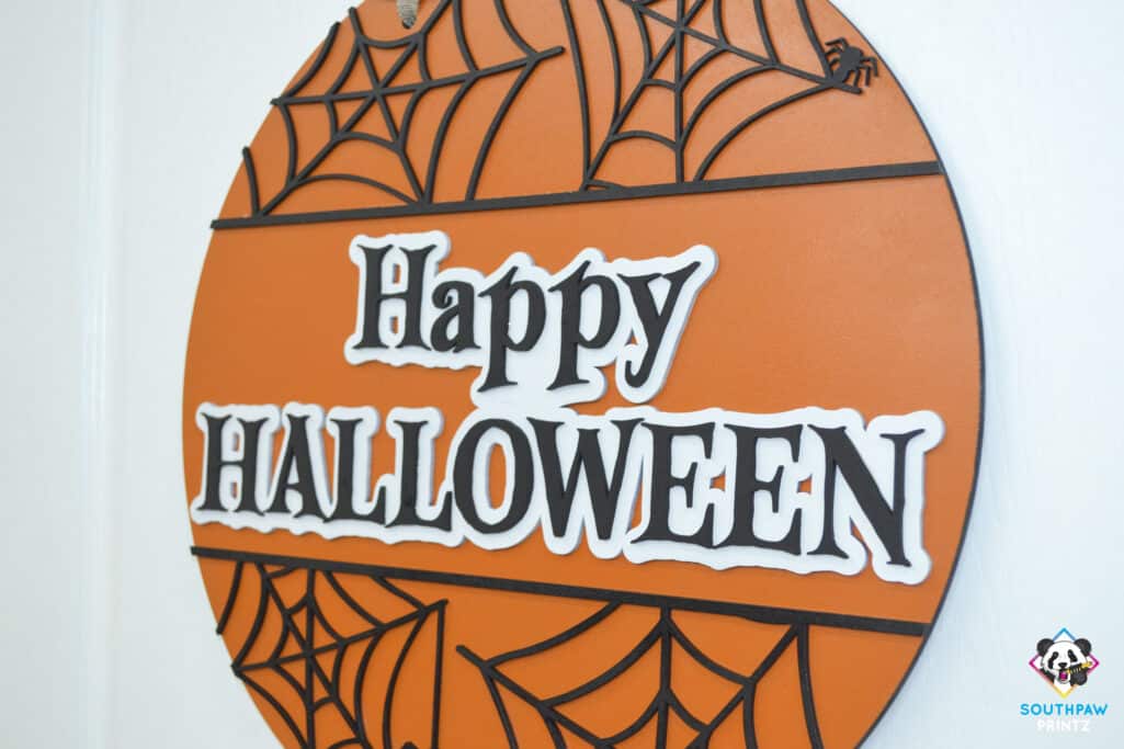 Happy Halloween Spiderweb - Layered - Image 2