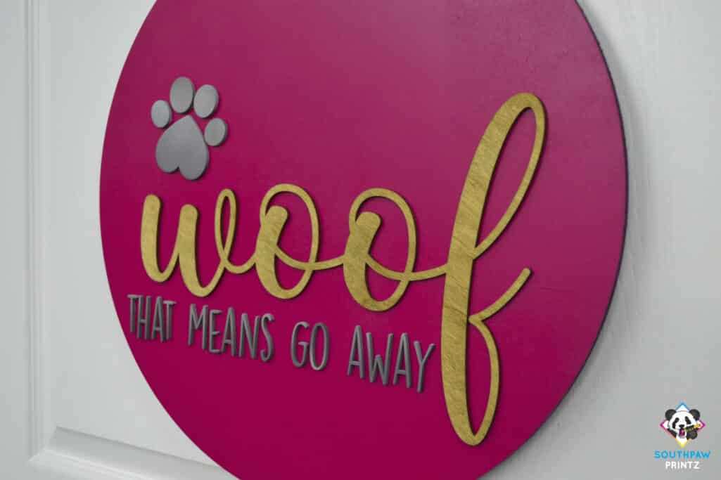 Woof That Means Go Away - Layered - Image 2