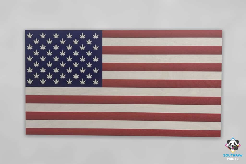 USA Leaf Flag